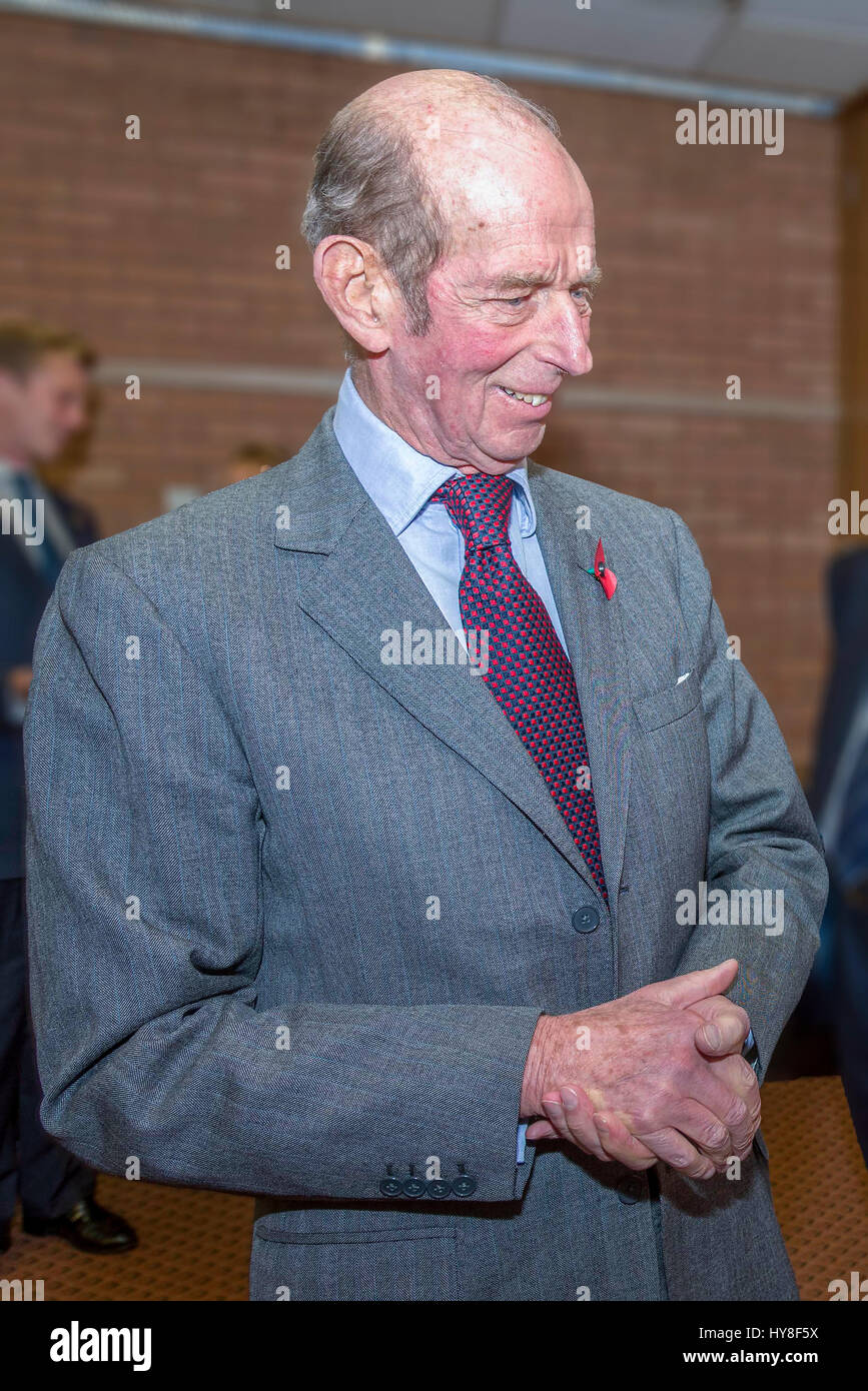 HRH Prince Edward Duca di Kent . Foto Stock