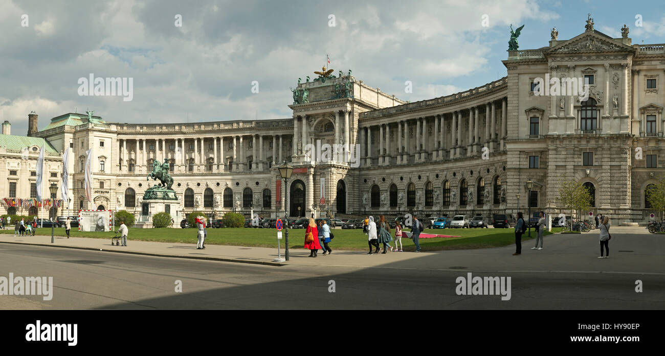 Il Neue Burg, Vienna, Austria. Foto Stock