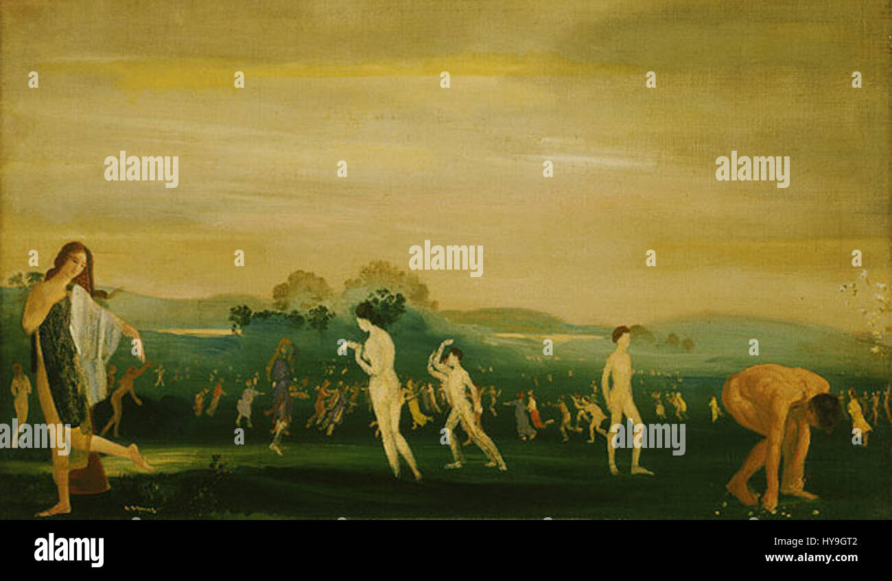 Davies Elysian Fields non datato olio su tela, la Collezione Phillips (Washington, D. C.) Foto Stock