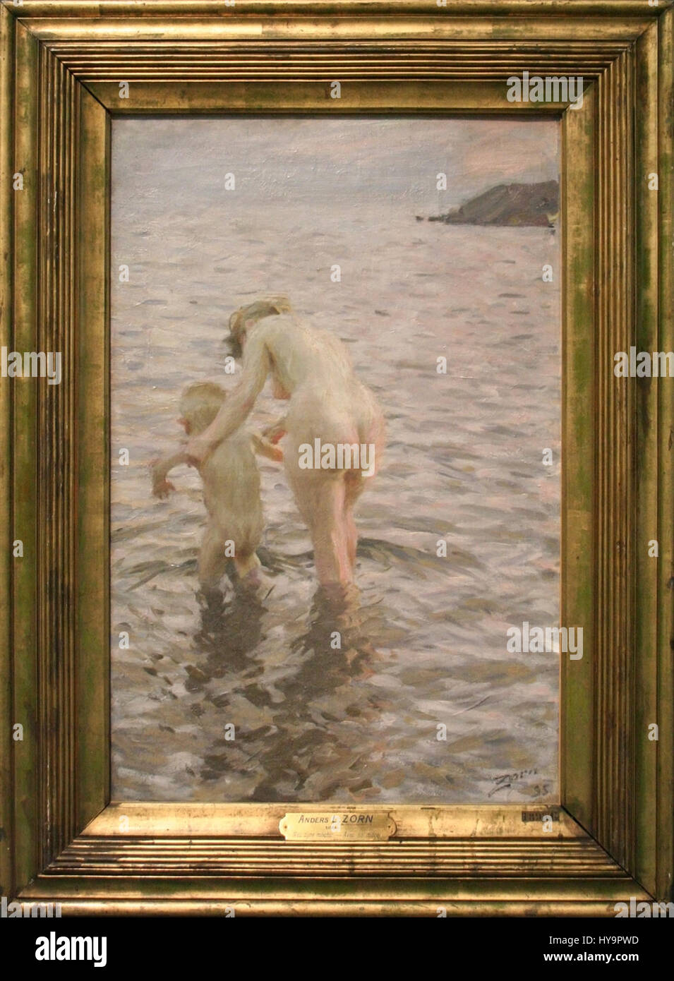 Anders Leonard Zorn ha incontrato moeder Foto Stock