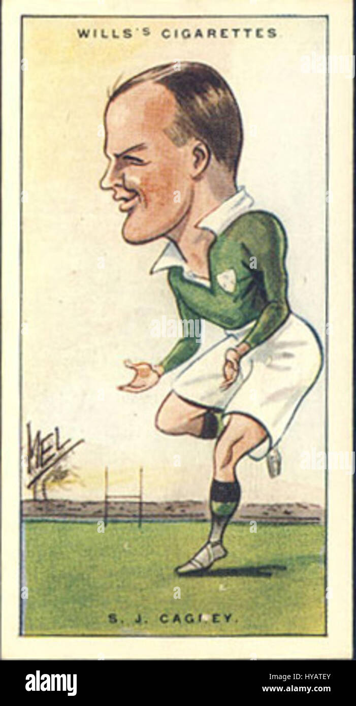 Questa carta storica presenta un'immagine dell'attore James Cagney, noto per i suoi ruoli nei film di gangster. La carta è un pezzo memorabile, che mette in evidenza l'impatto di Cagney sul cinema americano e sulla cultura popolare. Foto Stock