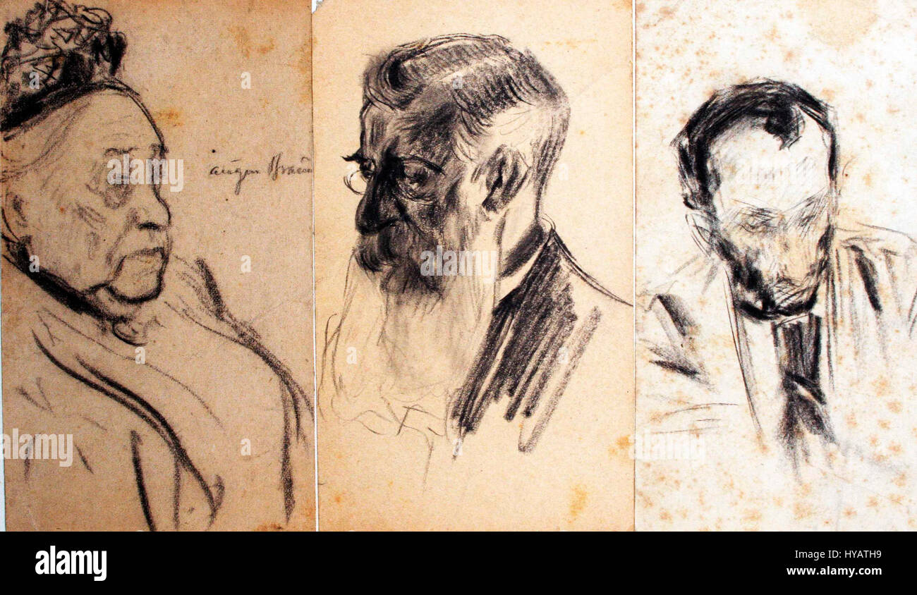 Gesichter è una serie o un'opera d'arte che ritrae i volti umani, enfatizzando l'espressione e l'identità. Il lavoro si concentra sull'acquisizione di sottili sfumature emotive, rivelando l'essenza interiore dei soggetti. Foto Stock