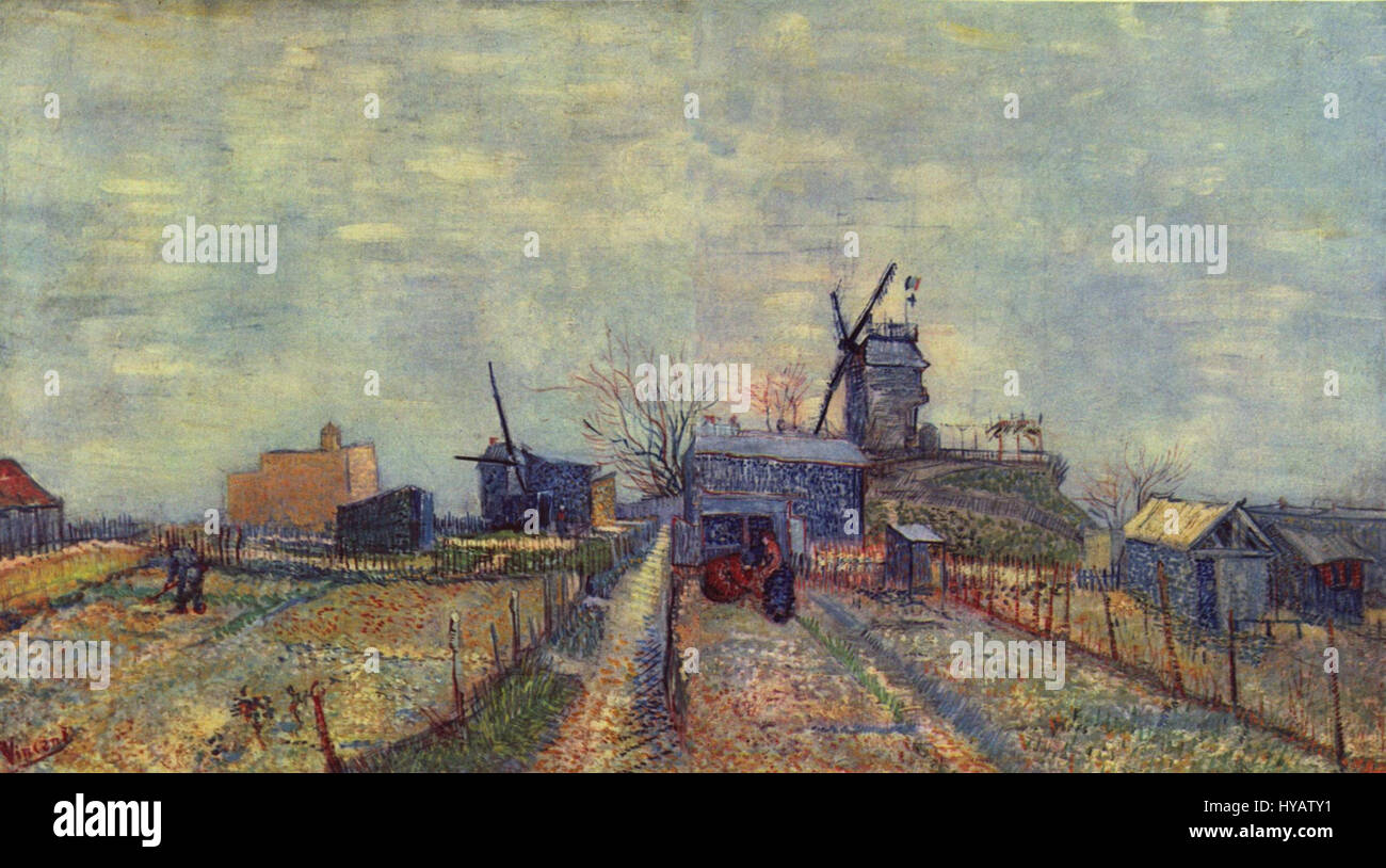 Vincent van Gogh, un pittore post-impressionista olandese, è noto per le sue vivaci opere che enfatizzano colori audaci e pennellate espressive. La sua arte trasmette intensa profondità emotiva e psicologica, che ha influenzato il corso dell'arte moderna. Foto Stock