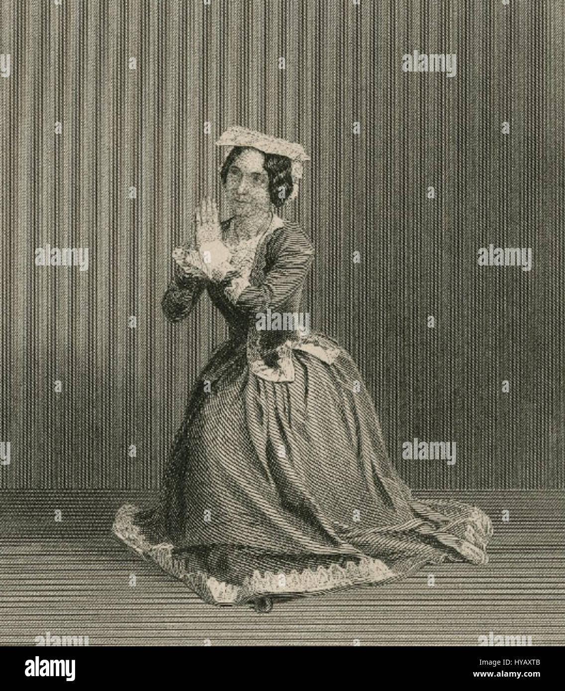 Catherine Hayes era un soprano irlandese rinomato per la sua voce potente e le sue esibizioni internazionali nel XIX secolo. Divenne famosa per i suoi ruoli operistici, in particolare in Italia, e fu una figura di spicco nella musica classica durante il suo tempo. Foto Stock