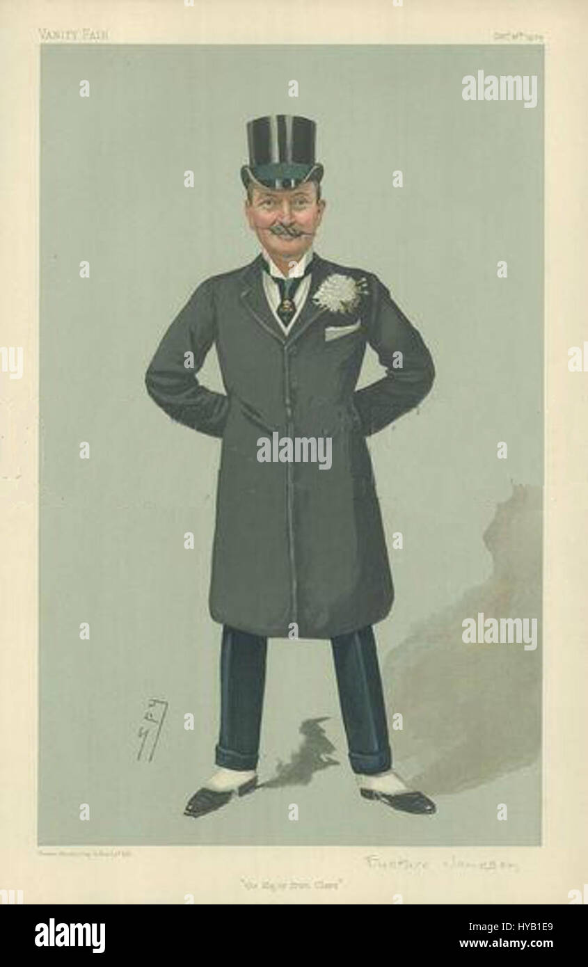 *John Eustace Jameson* è stato presentato in *Vanity Fair* il 27 ottobre 1904. Il ritratto cattura la figura di spicco in modo elegante, emblematico dell'attenzione della rivista sulla società e sulla celebrità durante l'inizio del XX secolo. Foto Stock