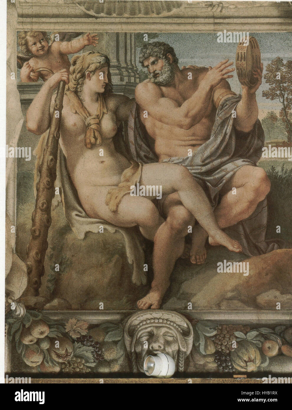 Ercole e Iole Annibale Carracci 1597 Galleria Farnese, Roma Foto Stock