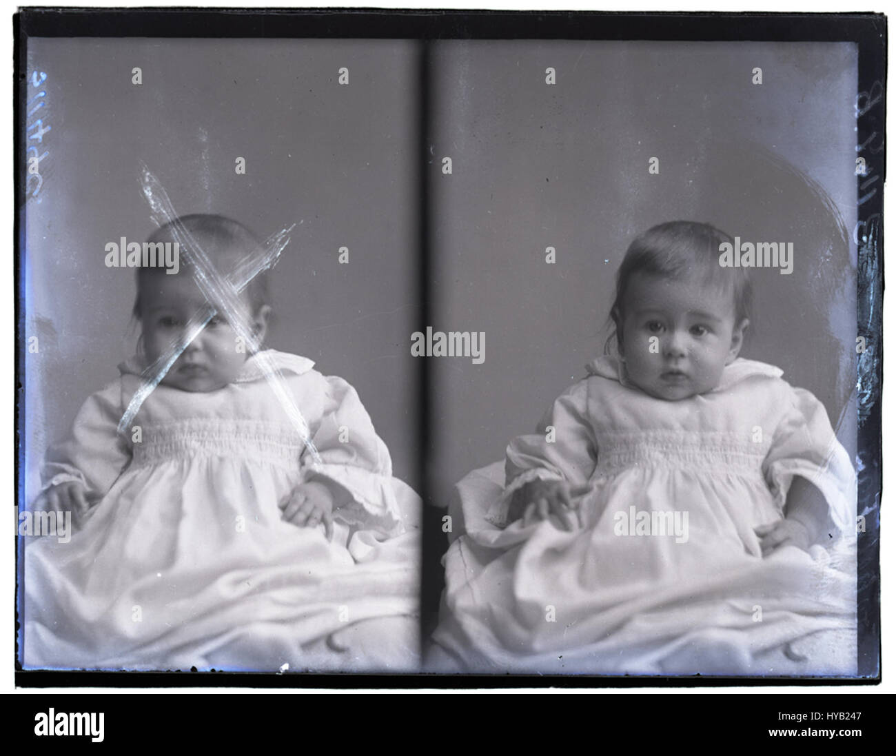 L'immagine "Baby Christian" dell'8 dicembre 1918, probabilmente cattura un momento intimo o un ritratto di un bambino, probabilmente della vita dei primi anni del XX secolo o di un momento storico di significato personale. Foto Stock