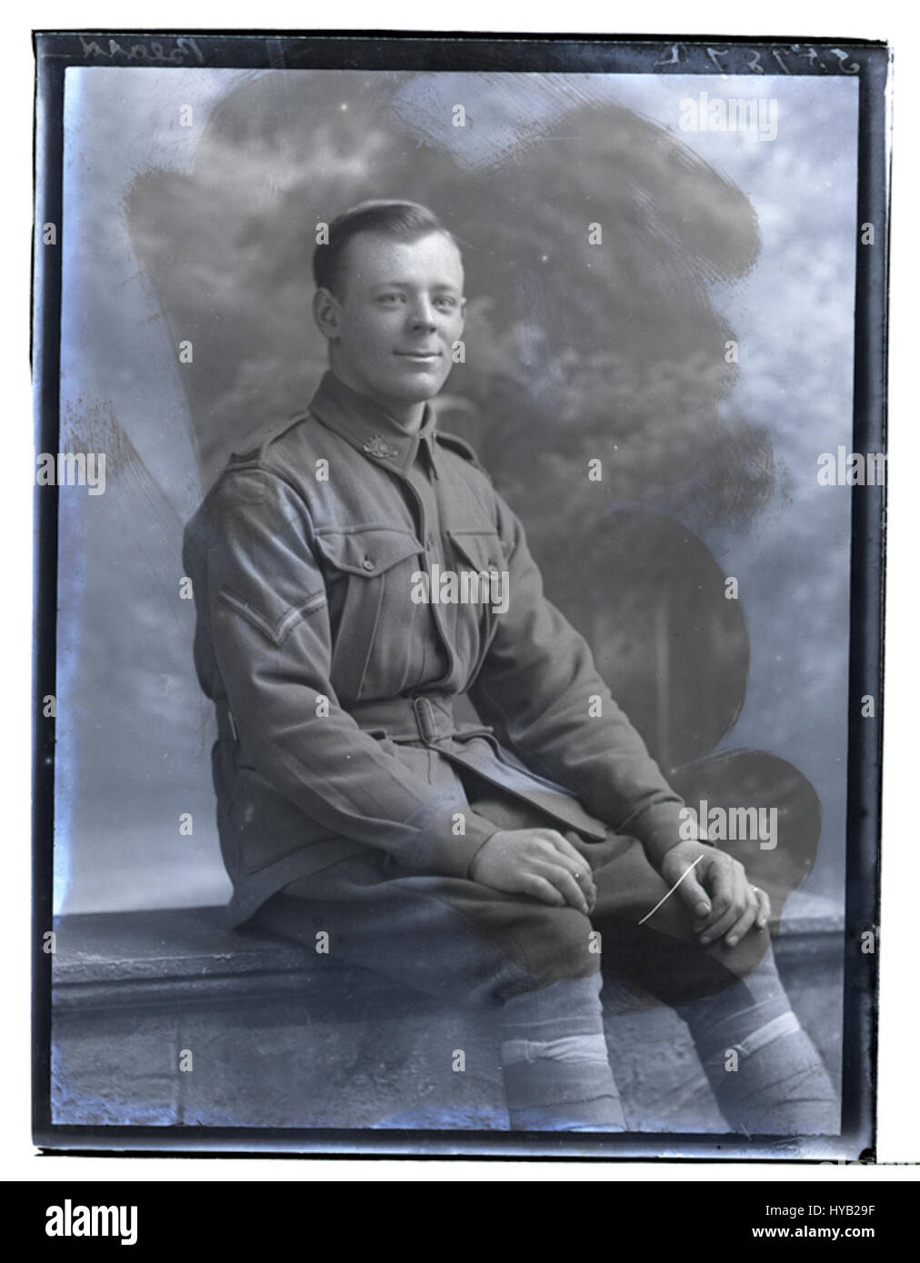 Cpl L Barba, 9 Feb 1916 (16580863792) Foto Stock