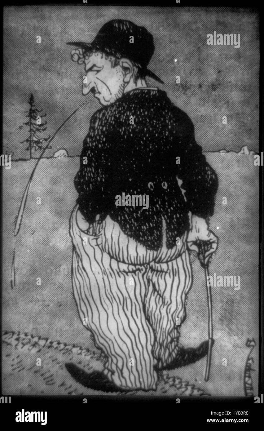 L'autoritratto di Hinko Smrekar, "Avtoportret kot Charlie Chaplin", ritrae l'artista nel ruolo iconico di Charlie Chaplin, sottolineando l'interazione tra identità personale e cultura pop. L'opera esplora temi di rappresentazione e di riferimento culturale nell'arte. Foto Stock