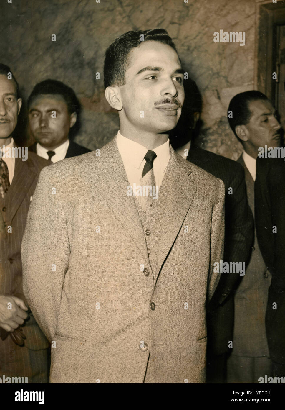 Il Re di Giordania Hussein Foto Stock