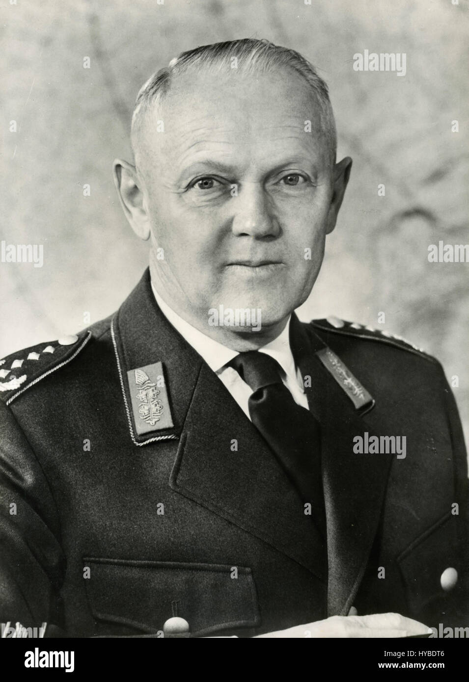 Tenente generale Josef Kammhuber, Capo del tedesco della Air Force, Germania Foto Stock