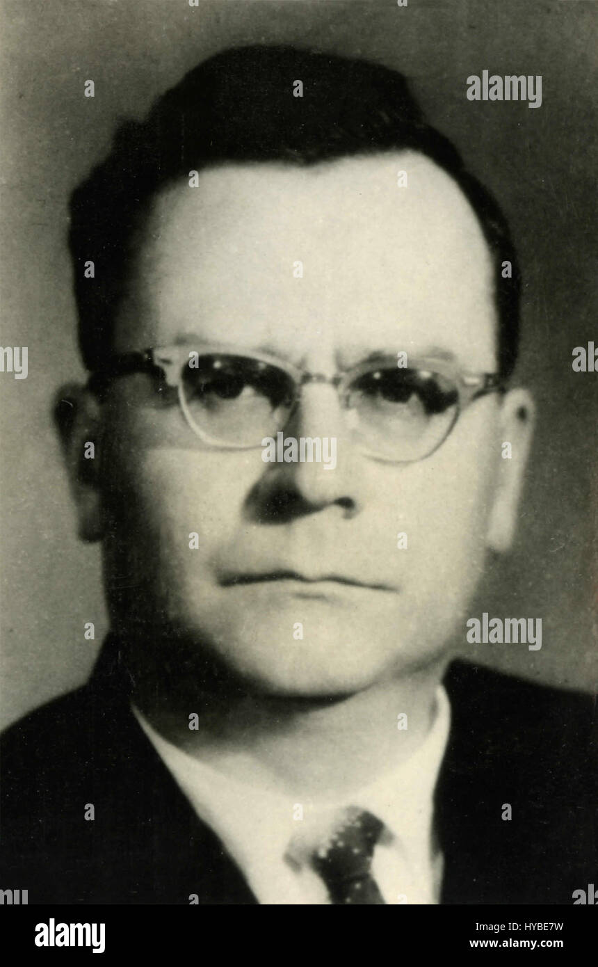 Il sig. Voronov, membro del Presidium sovietico, URSS Foto Stock