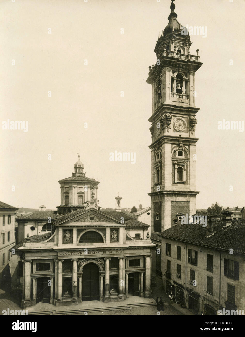 S. Victor basilica, Varese, Italia Foto Stock