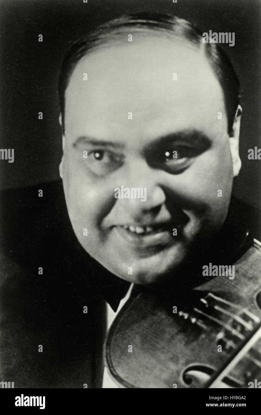 T. Jliescu, Rumeno violino artista sul Electrola Foto Stock