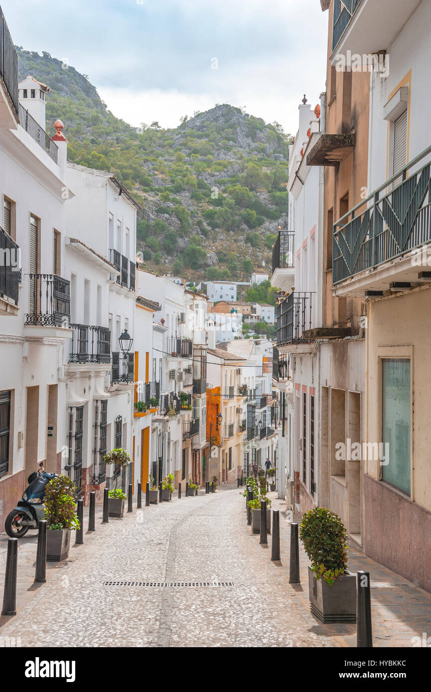 Ubrique, provincia di Cádiz, il più grande della città bianca, Pueblos Blancos di Andalusia, Spagna Foto Stock