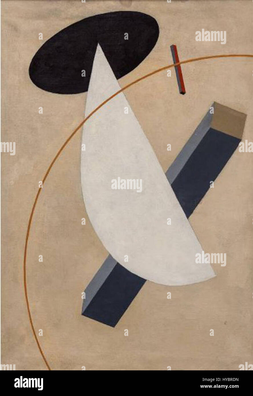 "Proun Vrashchenia' da El Lissitzky, ca. 1919 Foto Stock