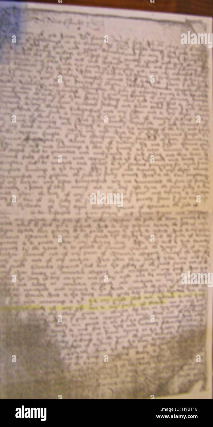 Il testamento di Calcot Thomas Estcourt è un documento storico che delinea i suoi desideri finali e la distribuzione della sua proprietà. Estcourt fu una figura influente nell'Inghilterra del XIX secolo con una forte connessione con la terra e la proprietà. Foto Stock