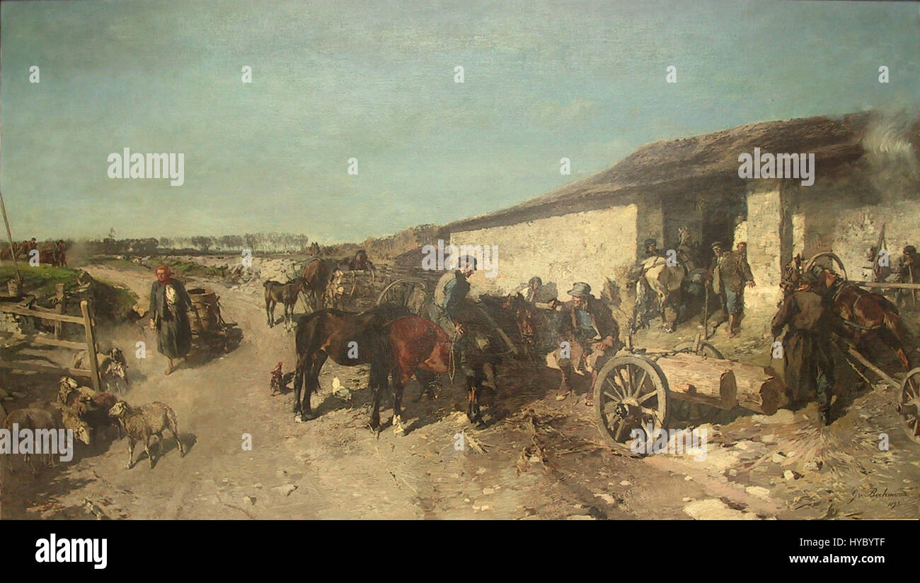 "B0381 Schmiede" di Bochmann è un'opera d'arte contemporanea incentrata su temi industriali. Il pezzo esplora il concetto di lavoro e artigianato nel contesto della società moderna, sottolineando l'intersezione tra tecnologia e metodi artigianali tradizionali. Foto Stock