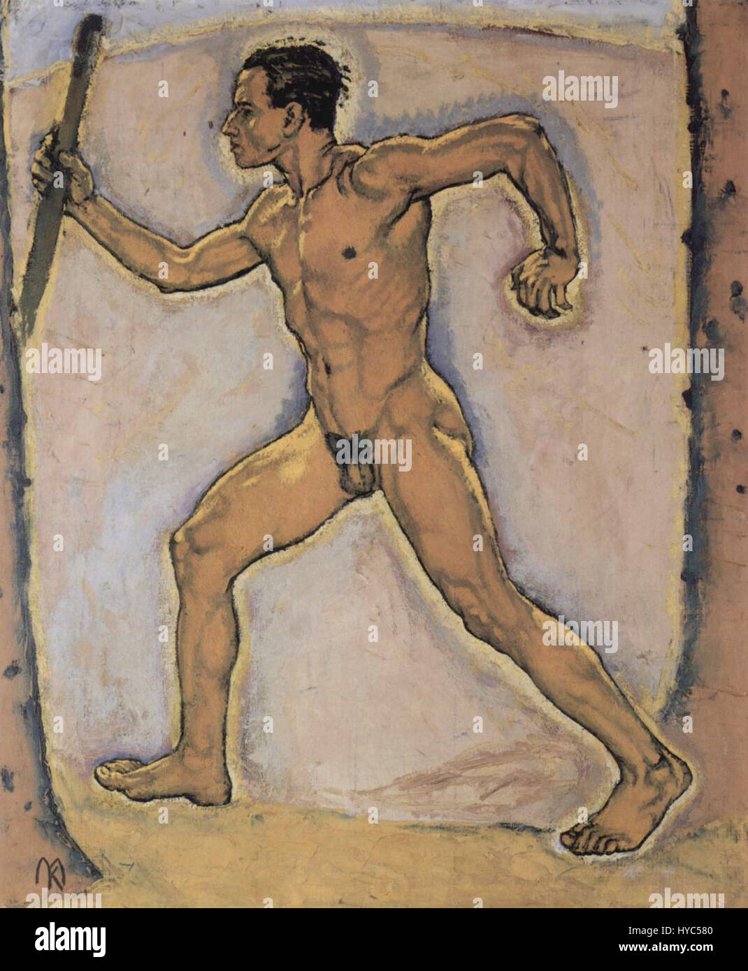 Koloman Moser era un pittore e grafico austriaco, noto per il suo lavoro con la Secessione di Vienna e per i suoi progetti innovativi nel movimento Art Nouveau. Le sue opere presentano motivi intricati, motivi organici e una fusione di arti decorative Foto Stock