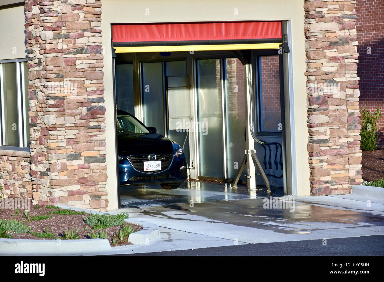 Auto in auto era Foto Stock