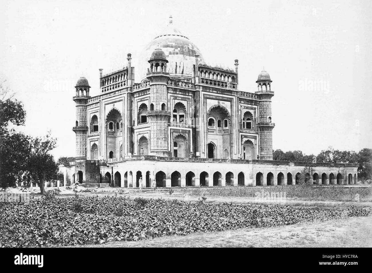 Foto d'epoca della tomba di Safdarjung, Delhi, Asia, India, 1900s Foto Stock