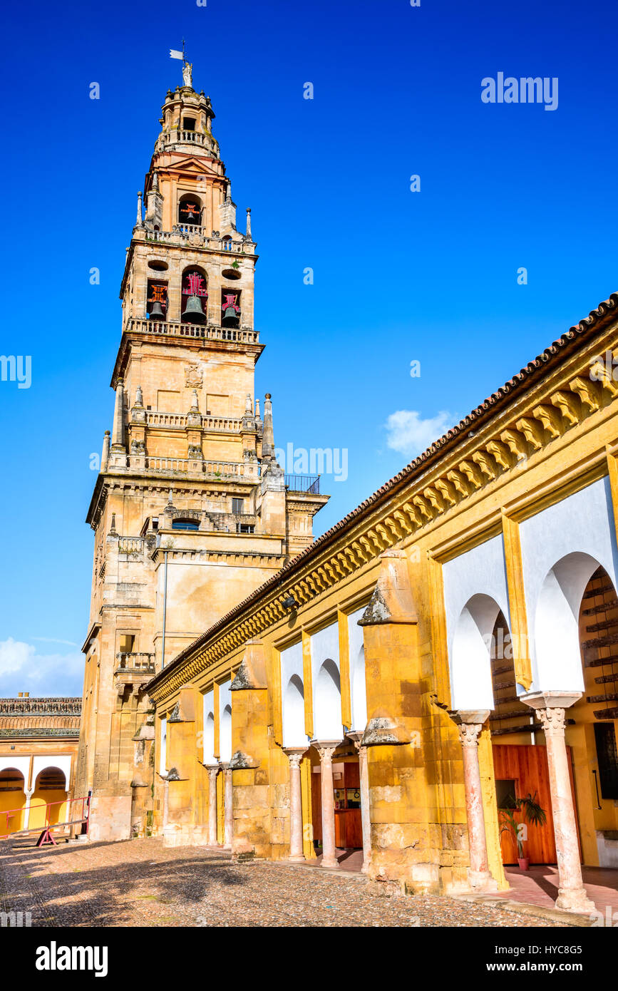 Cordoba, Spagna - Meqzuita, Cattedrale medievale Moschea Islamica convertiti in un romano cattolica cristiana, Andalusia. Foto Stock