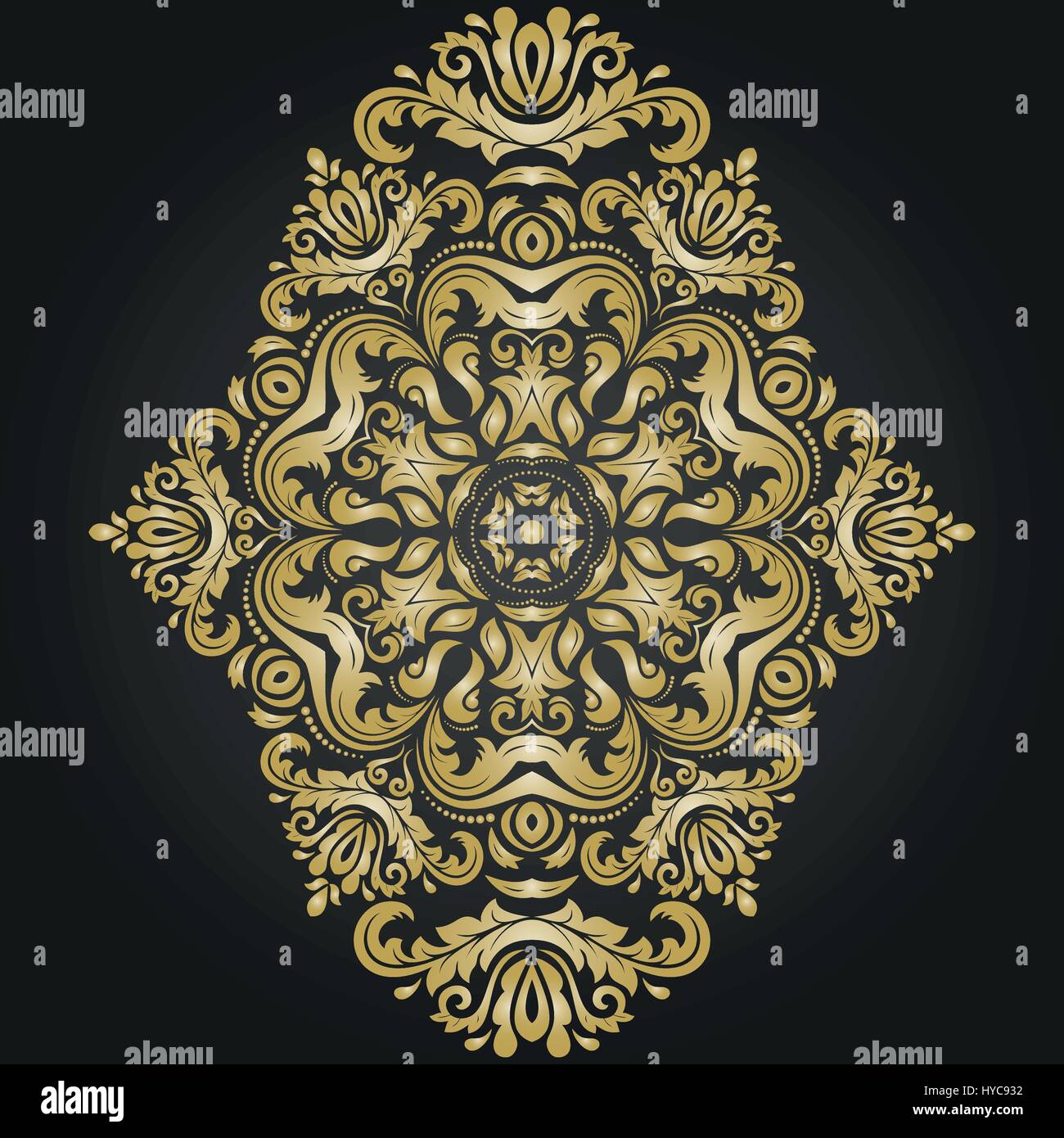 Oriental astratto modello di vettore Illustrazione Vettoriale