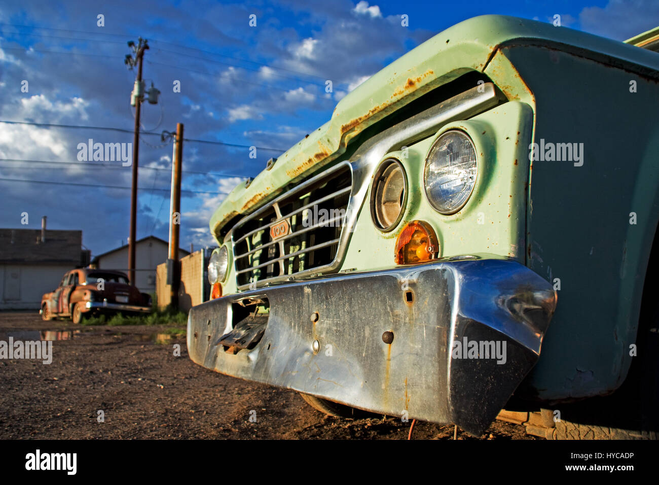 Le vecchie autovetture, Arizona, Stati Uniti d'America Foto Stock
