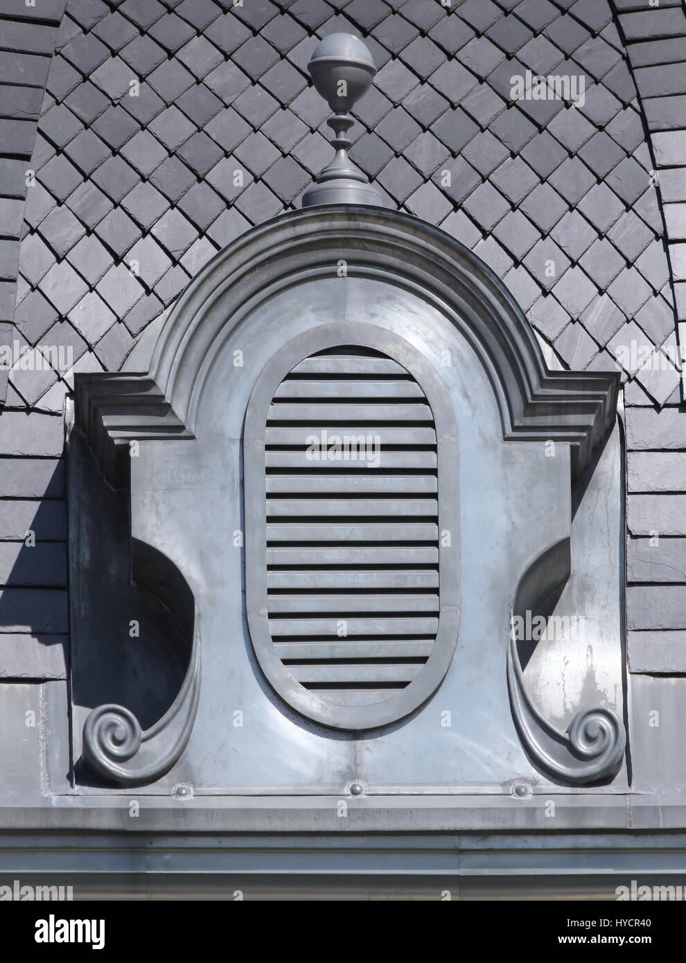 Budapest, Ungheria, struttura metallica, la finestra a cupola. Foto Stock