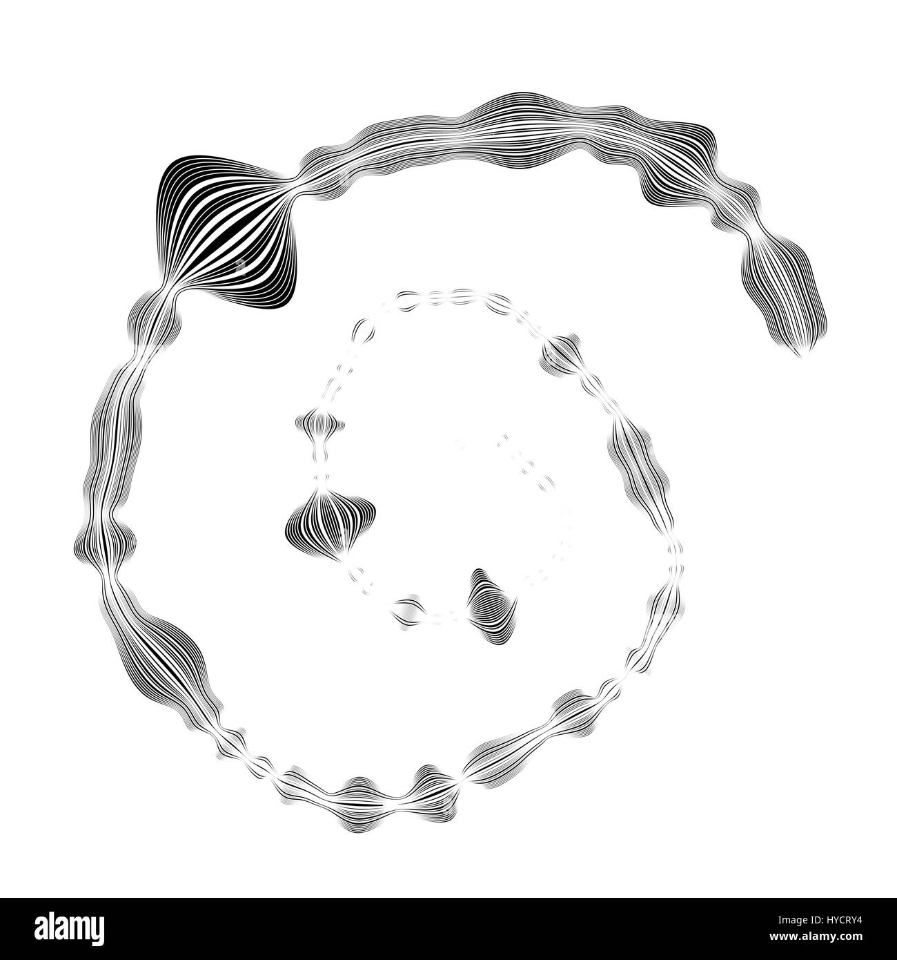 Graphic elemento astratto Illustrazione Vettoriale