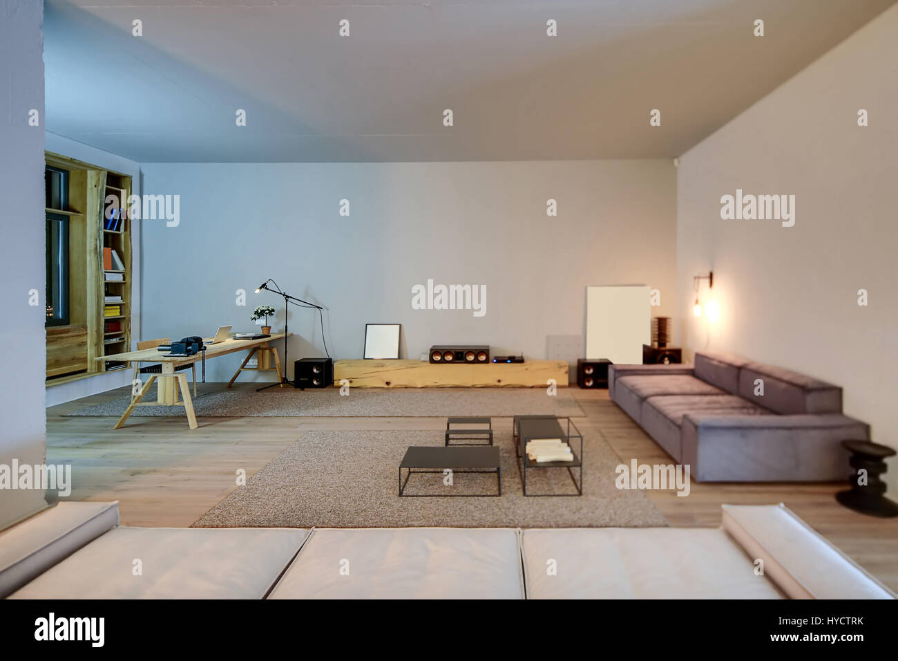 Interni in stile moderno Foto Stock