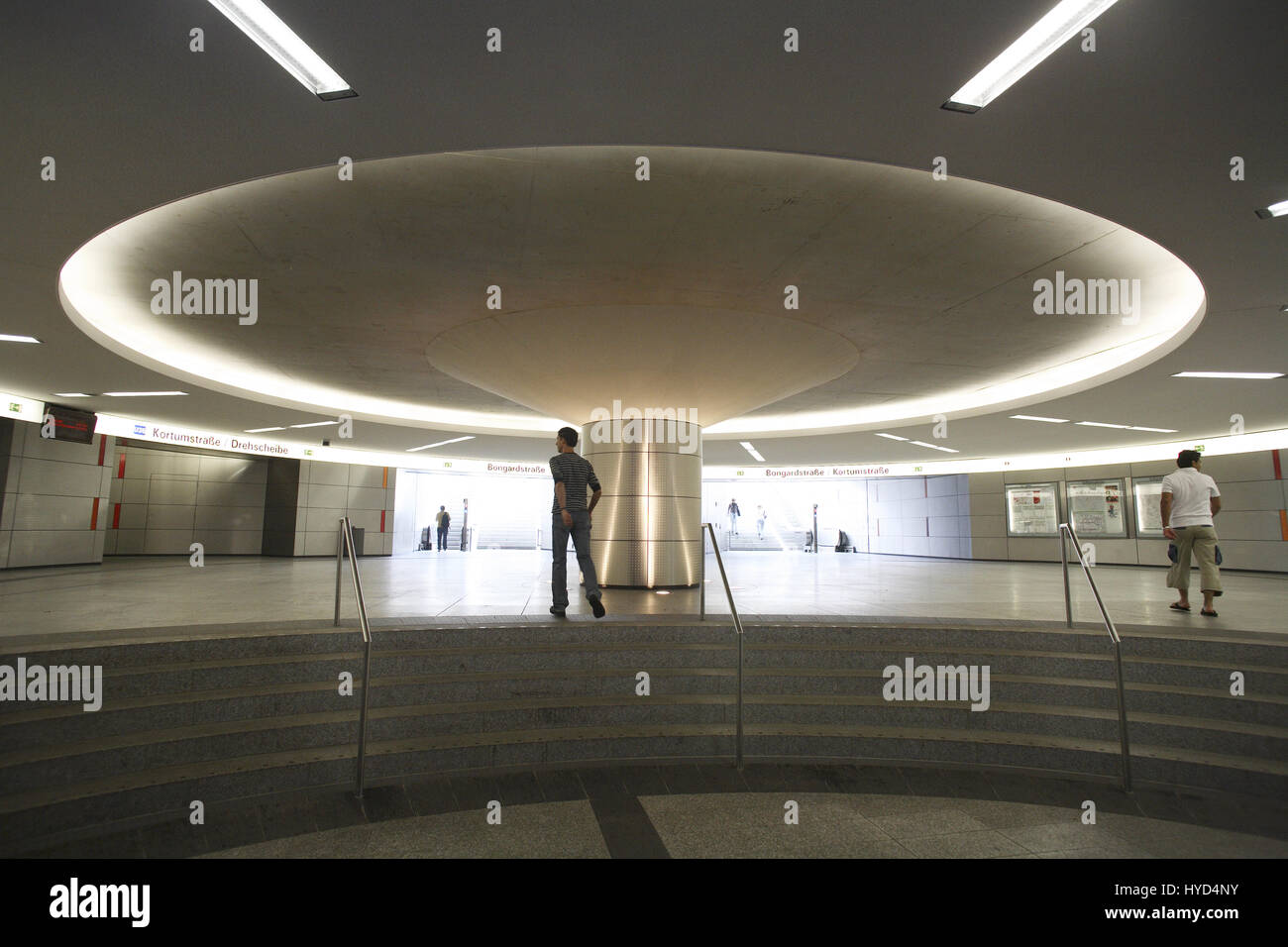 DEU, la Germania, la zona della Ruhr, Bochum, stazione metropolitana Rathaus-Sued, town hall sud. Foto Stock