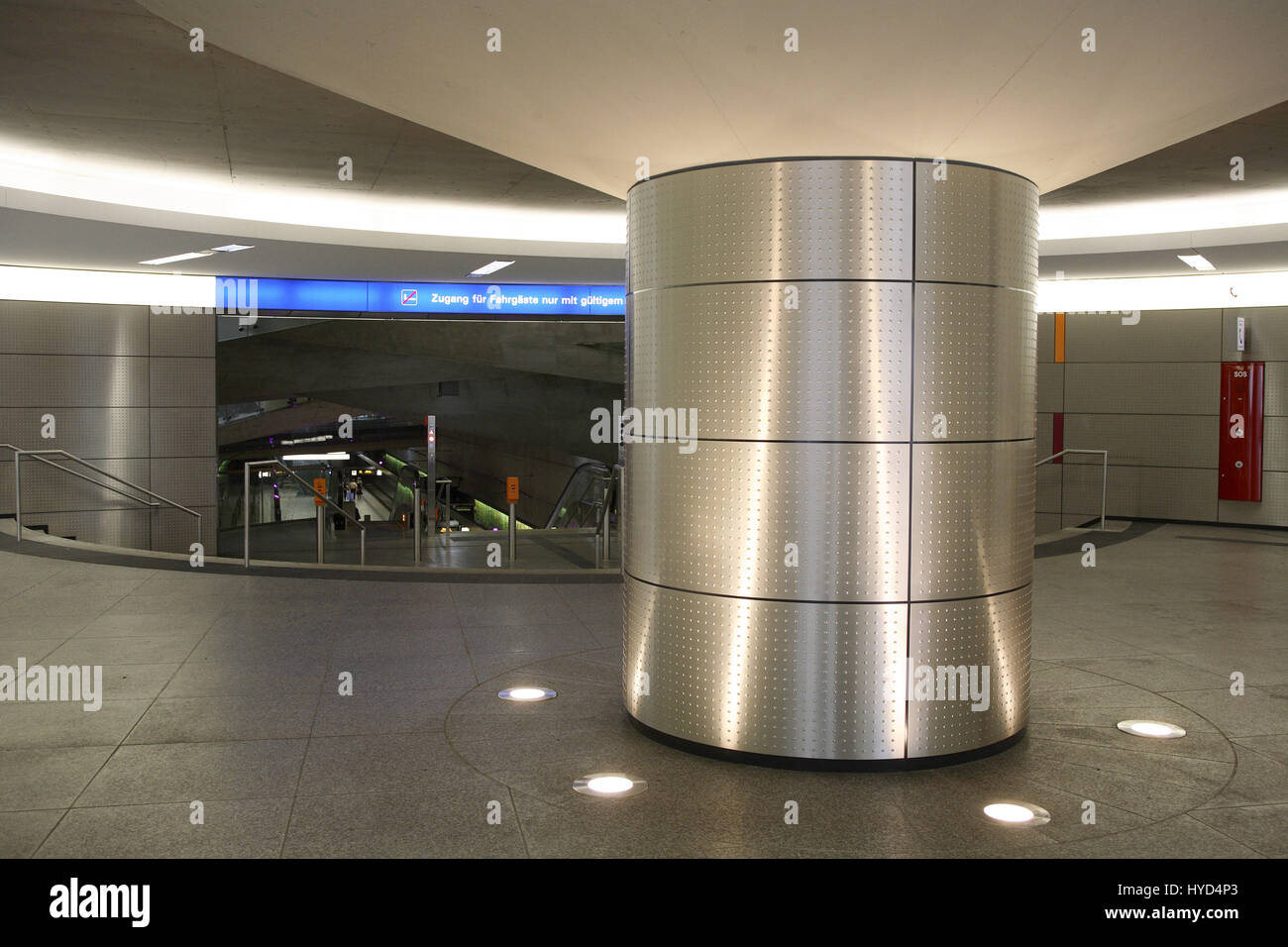 DEU, la Germania, la zona della Ruhr, Bochum, stazione metropolitana Rathaus-Sued, town hall sud. Foto Stock