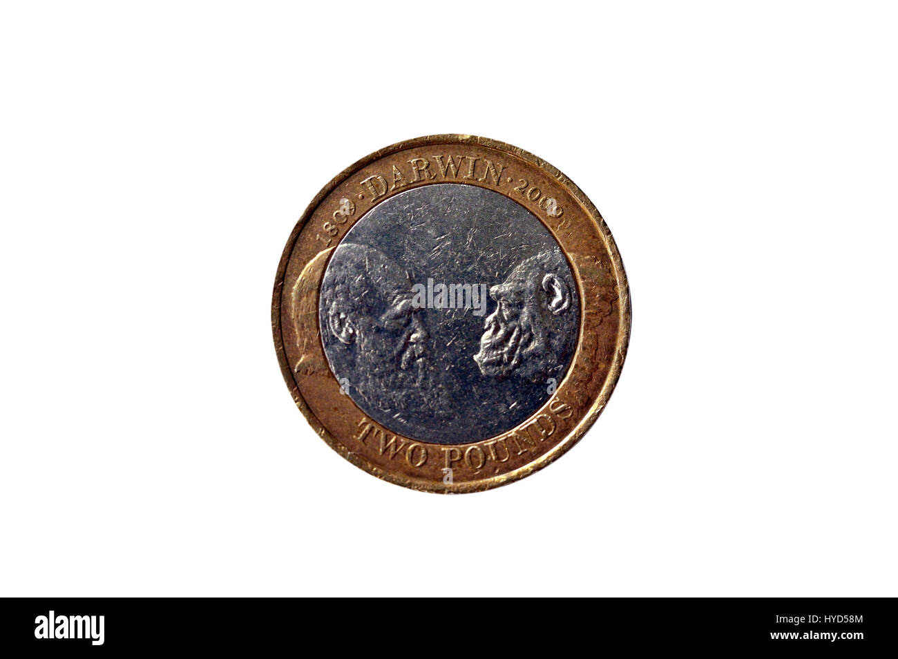 Insolita e speciale celebrazione due pound coin Foto Stock