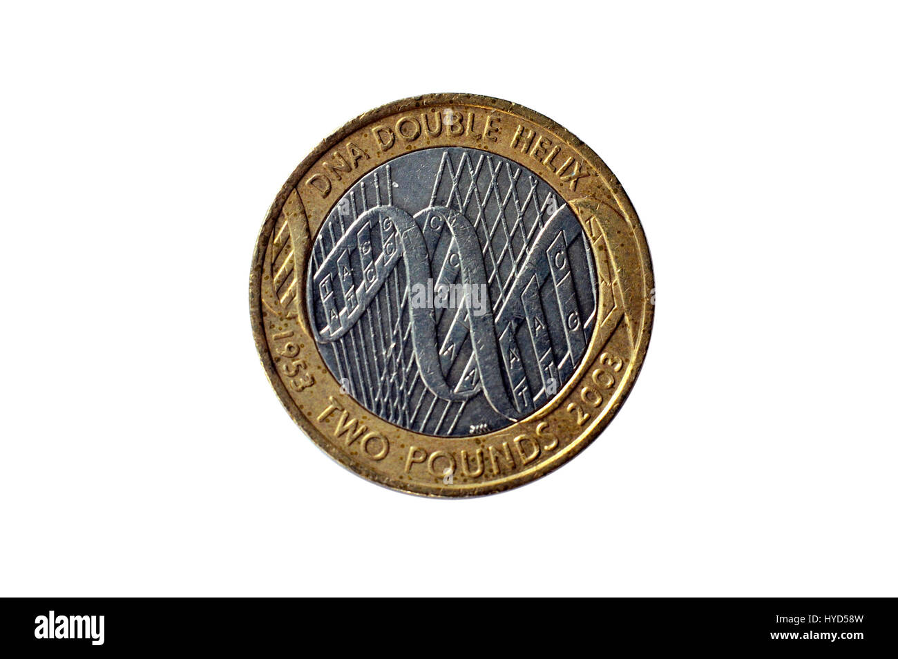Insolita e speciale celebrazione due pound coin Foto Stock