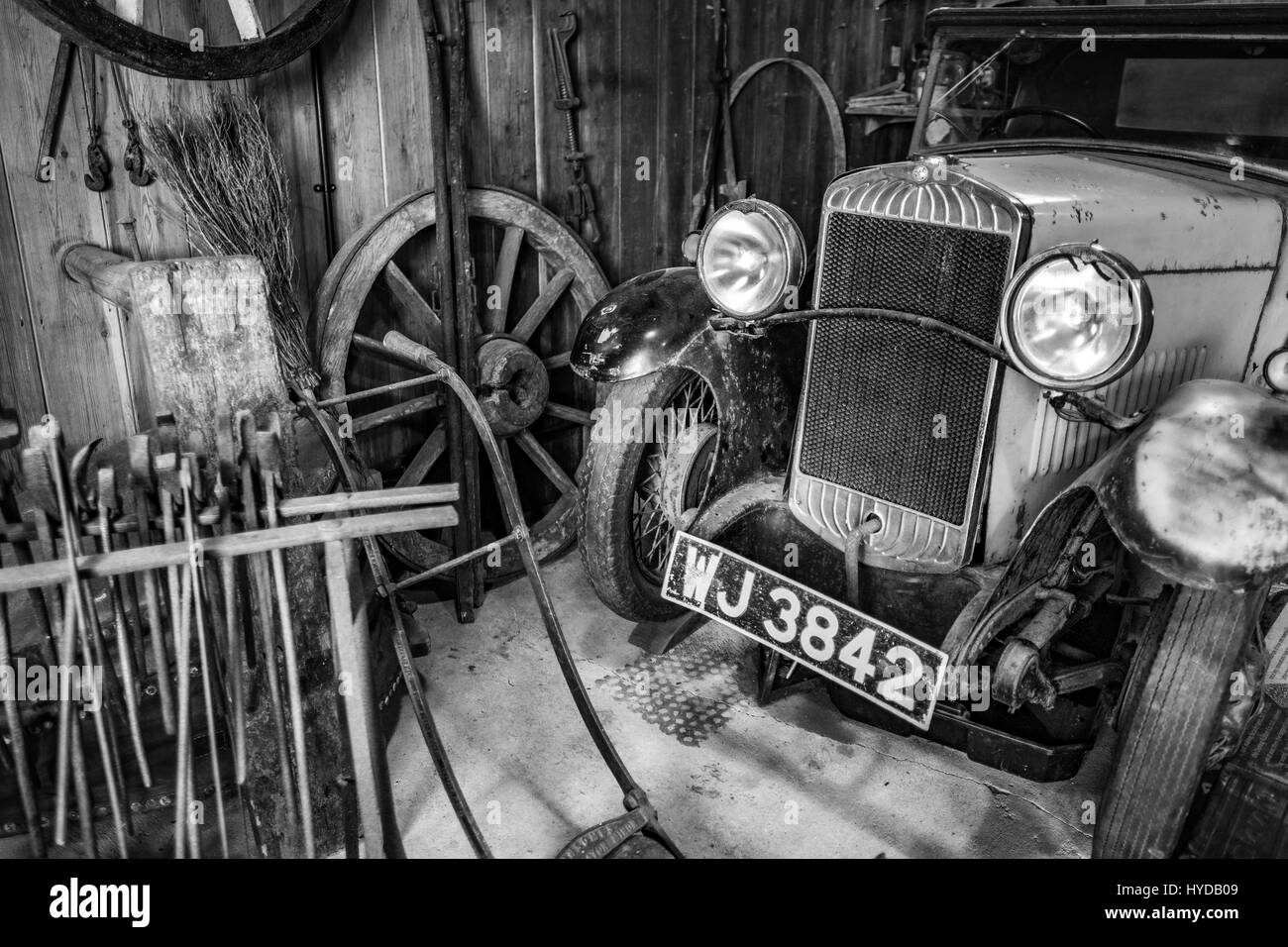 Trionfo Vintage Super Seven 1932 nel Museo del motore a Bourton-on-the-acqua Foto Stock