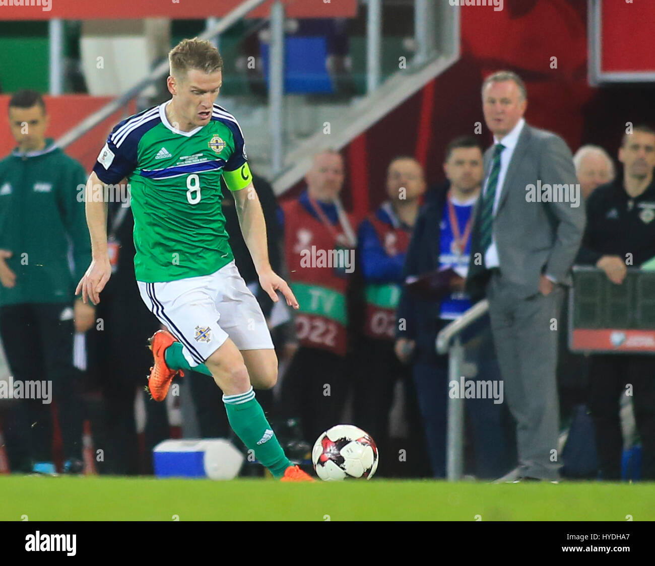 In Irlanda del Nord la Steven Davis Foto Stock