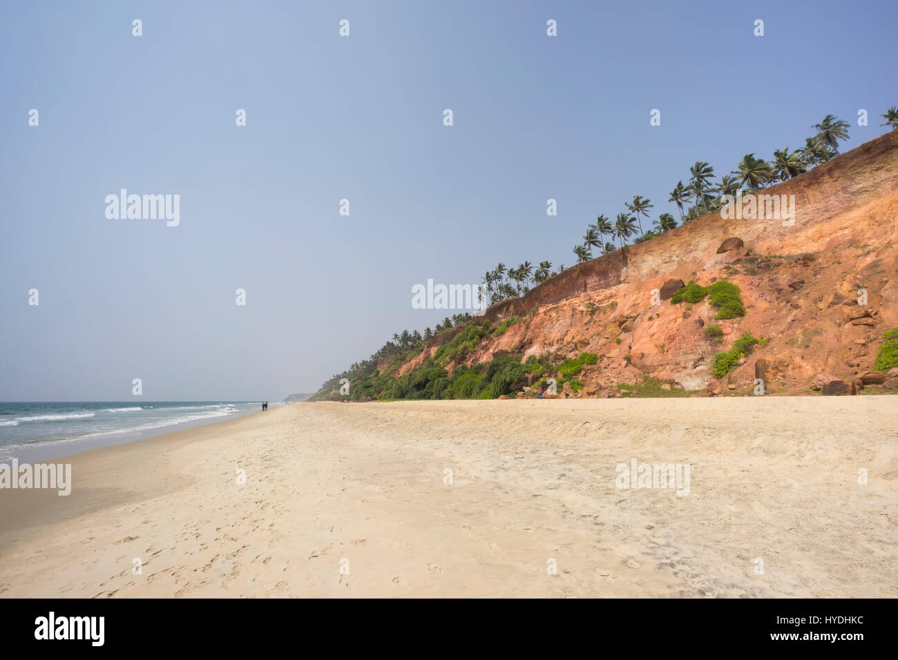 Varkala Beach, Kerala Foto Stock