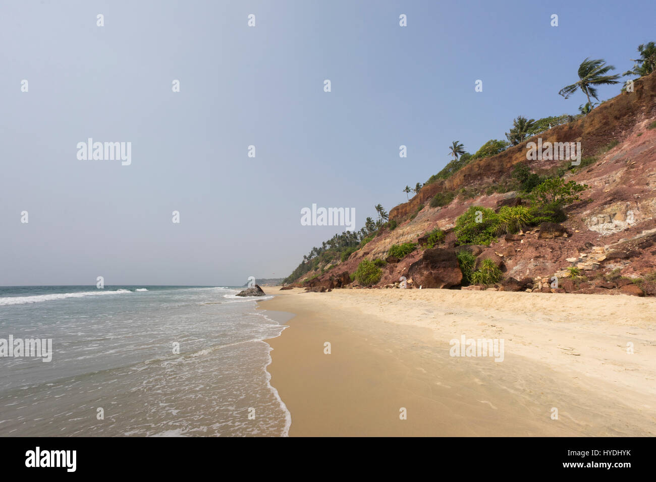 Varkala Beach, Kerala Foto Stock