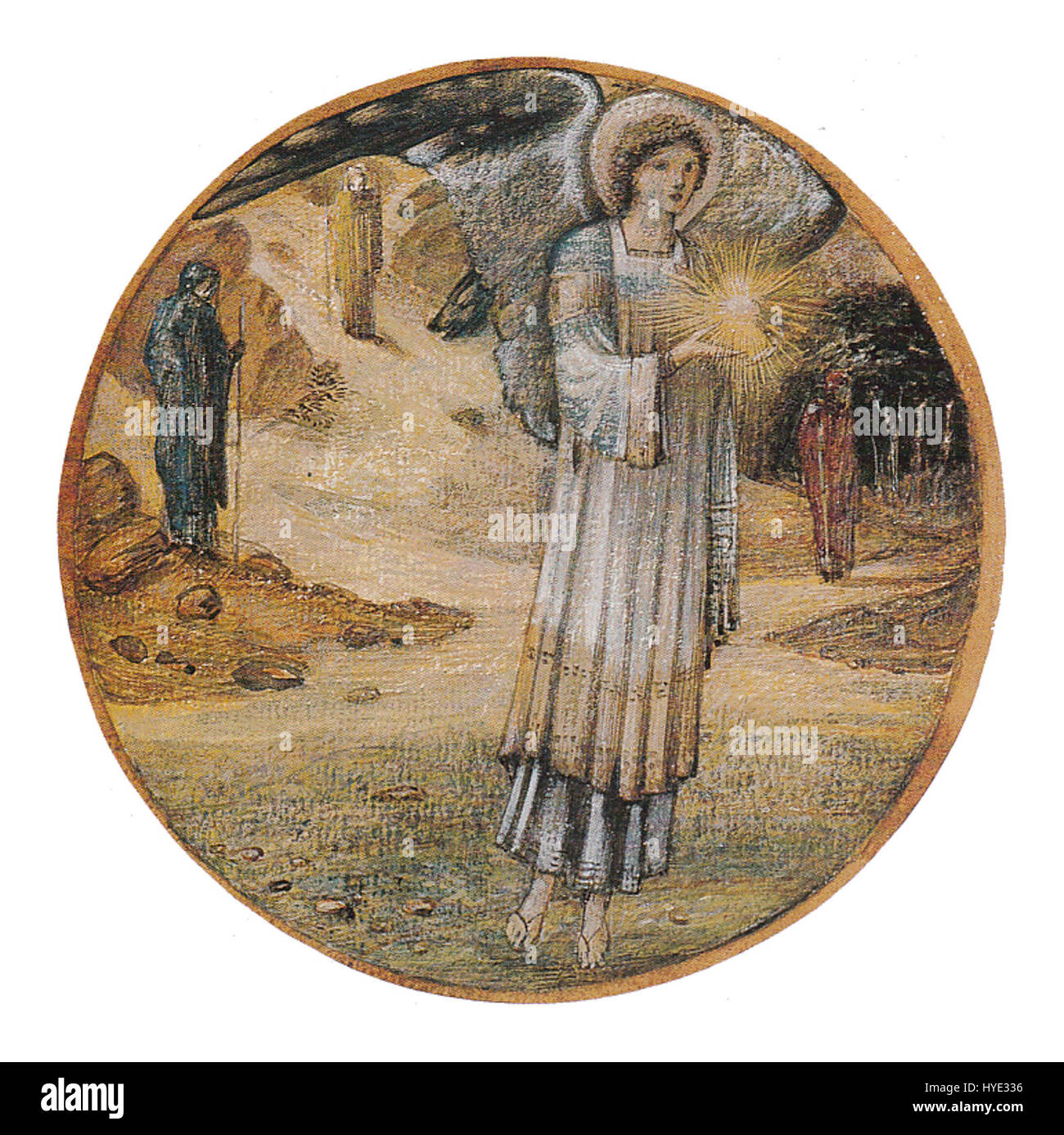 "Star of Bethlehem" di Edward Burne-Jones è un dipinto ad acquerello presente in "The Flower Book". L'opera raffigura una vivida e intricata disposizione floreale, catturando l'eterea bellezza della natura in una rappresentazione simbolica della Stella di Betlemme. Foto Stock