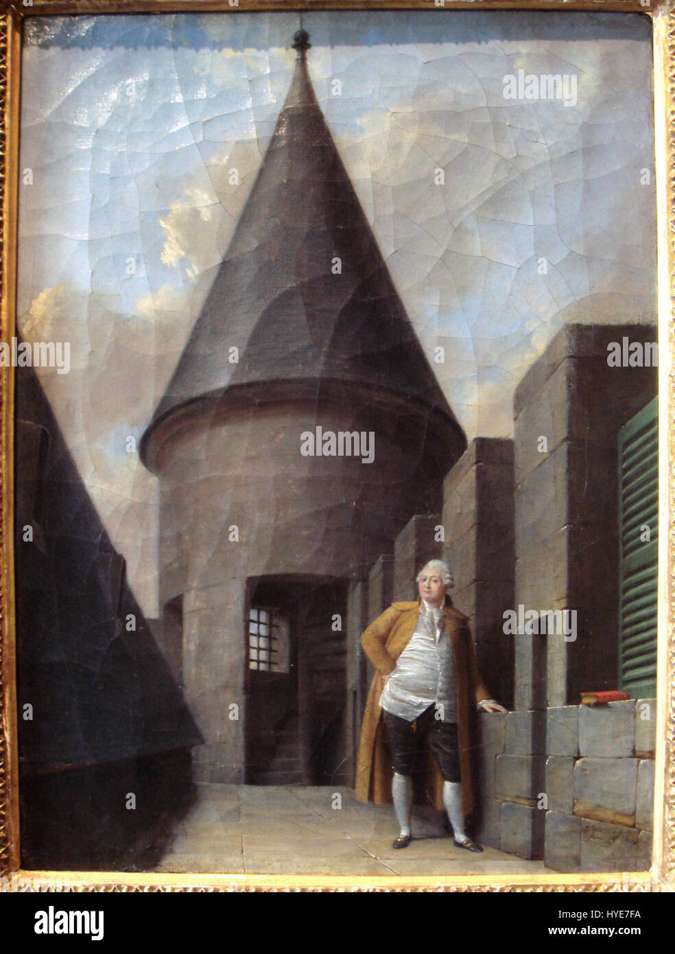 Louis XVI a La Tour du Temple Jean Francois Garneray 1755 1837 Foto Stock