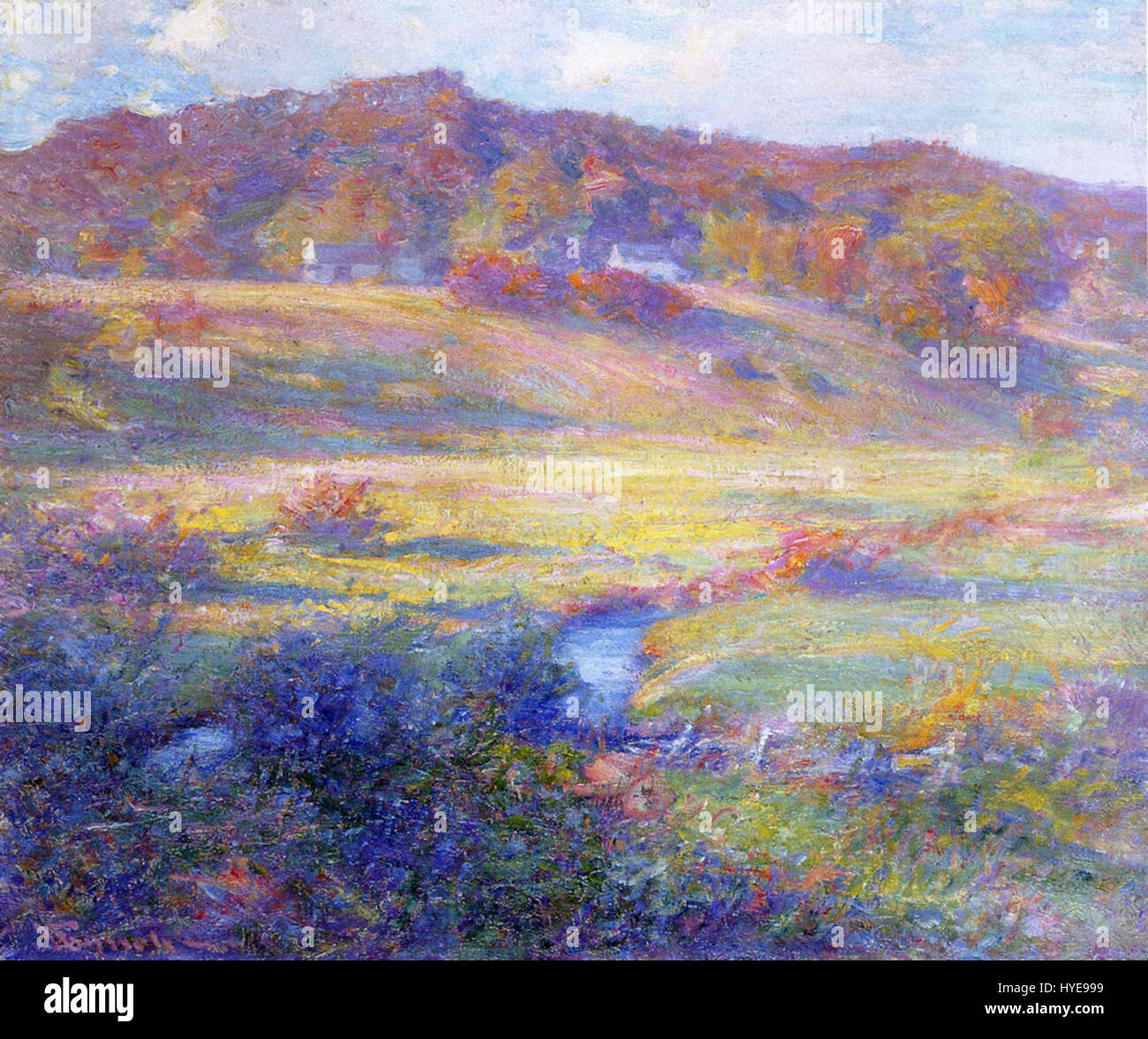 Robert Vonnoh turchese, rosa e oro Foto Stock