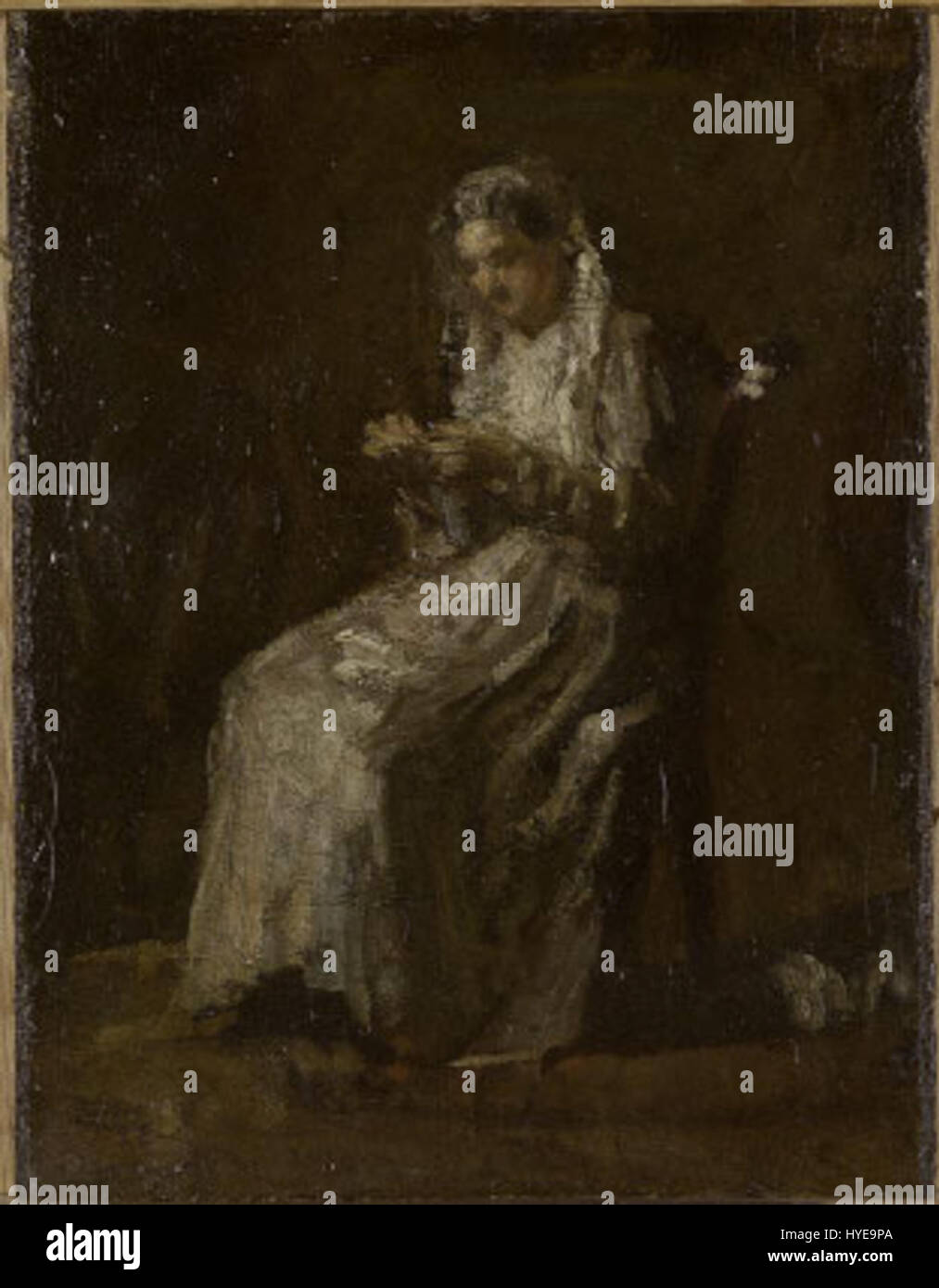 "Sketch for Seventy Years ago" si riferisce probabilmente a un'opera d'arte che esplora la memoria storica, forse catturando scene o eventi di settant'anni prima. L'opera può riflettere sul passare del tempo, utilizzando eventi storici o figure come soggetti per evocare nostalgia o riflessione sulle generazioni passate. Foto Stock