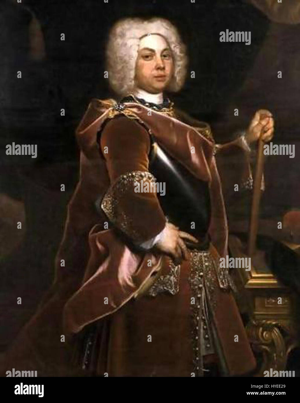 Friedrich III SaGoAlt si riferisce a una figura storica, Federico III, il cui regno fu segnato da eventi politici e da un significato culturale. Servì come imperatore del Sacro Romano Impero, ma il suo regno ebbe vita breve a causa della sua morte prematura. Questo dipinto o opera commemora la sua eredità nella storia. Foto Stock