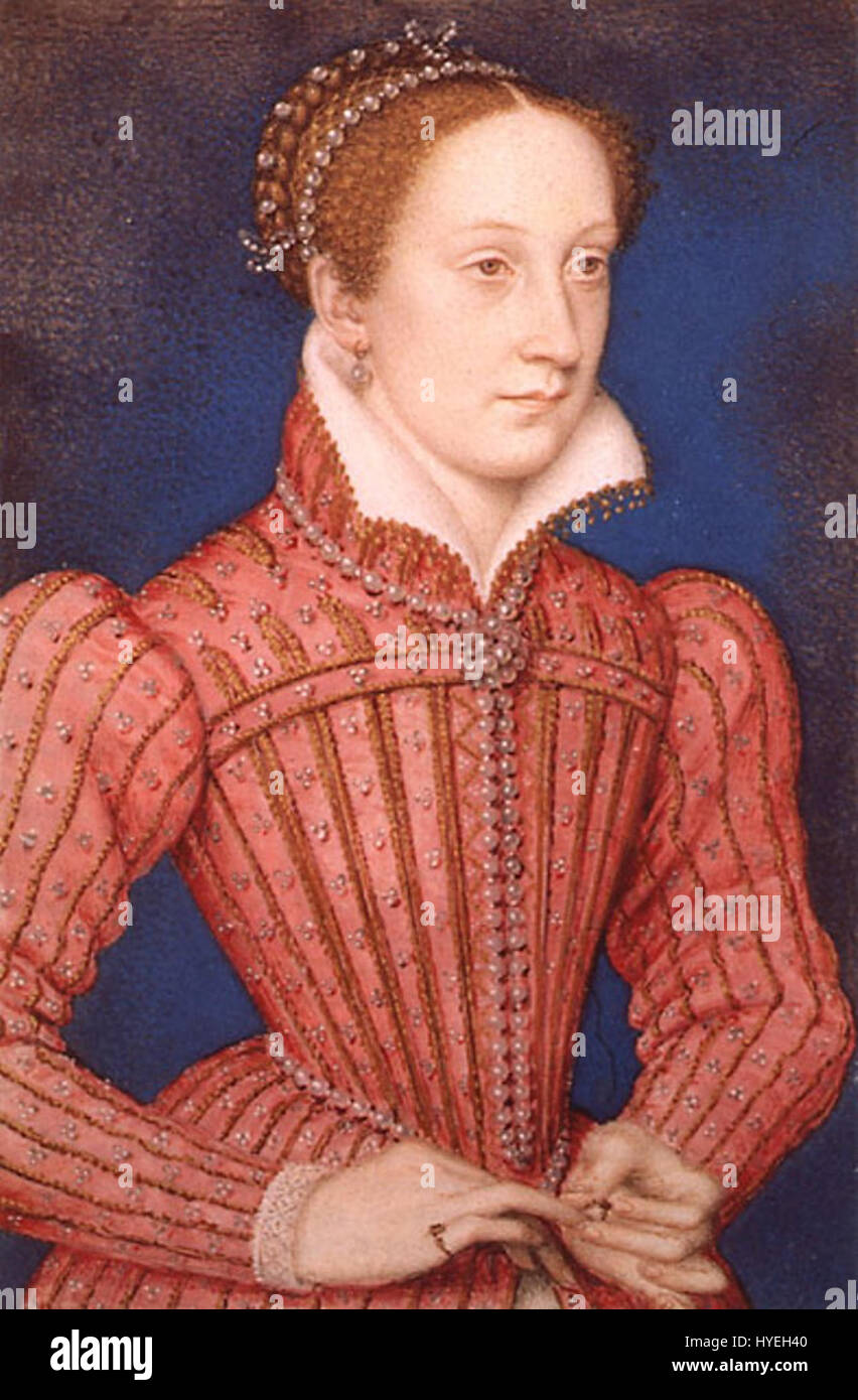 Il matrimonio francese di Maria Stuart si riferisce alla sua unione con il Delfino francese, Francesco II, che fu politicamente significativo nel XVI secolo. Il loro matrimonio consolidò l'alleanza tra Scozia e Francia. Foto Stock