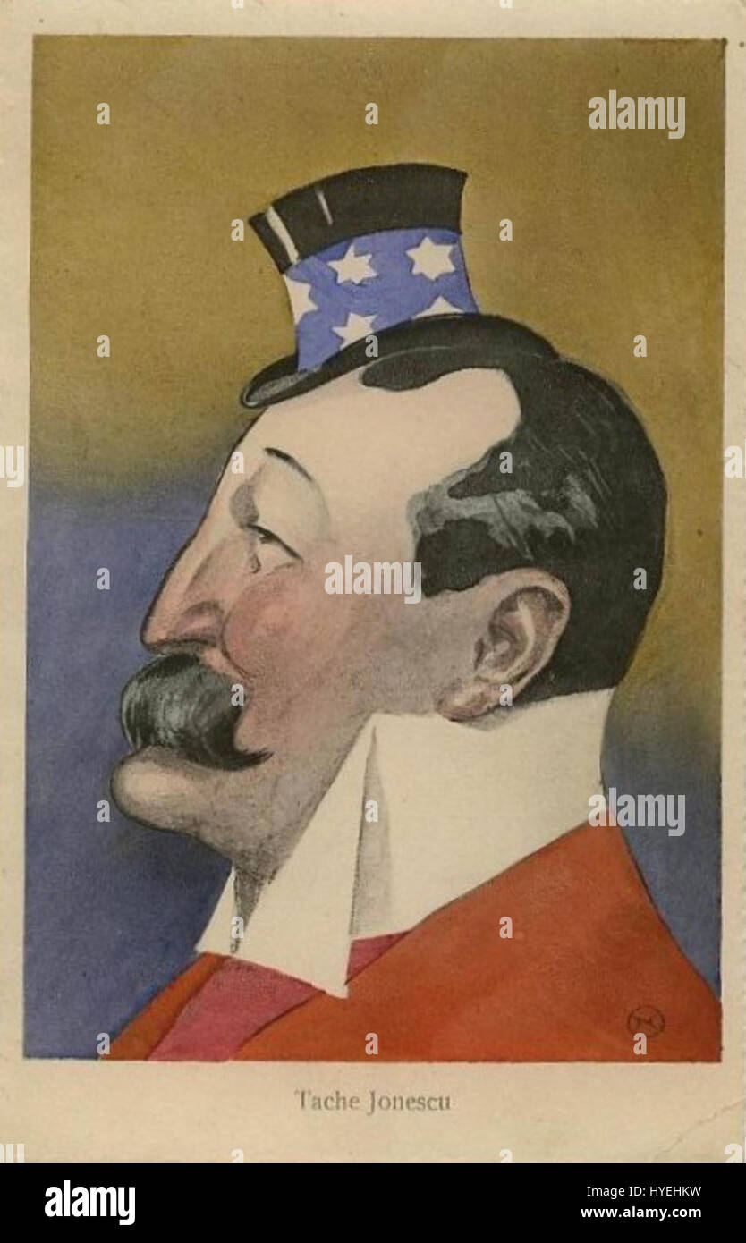 Nicolae Petrescu Gaina prendere Ionescu Foto Stock