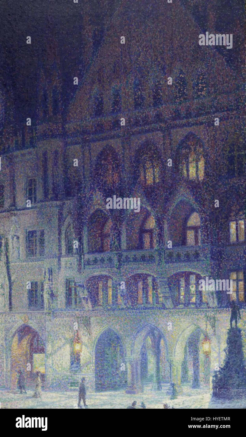 Hugo Schimmel Parigi, Le Boulevard Clichy Foto Stock