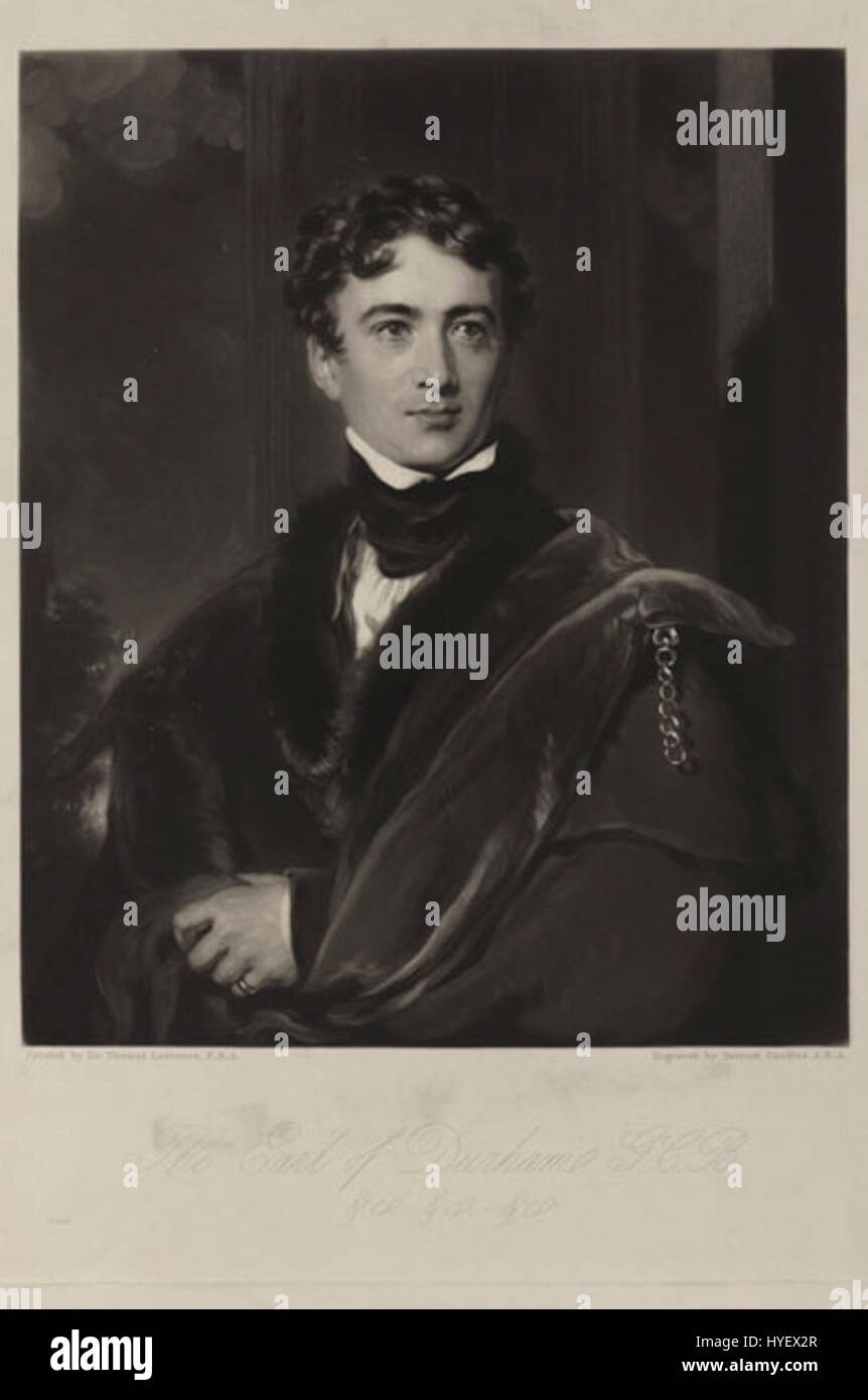 Questa opera d'arte, "Lambton", creata da Samuel Cousins, è un notevole esempio di incisione del XIX secolo. Samuel Cousins fu un incisore britannico noto per le sue opere dettagliate e raffinate, spesso riproducendo dipinti famosi. Foto Stock