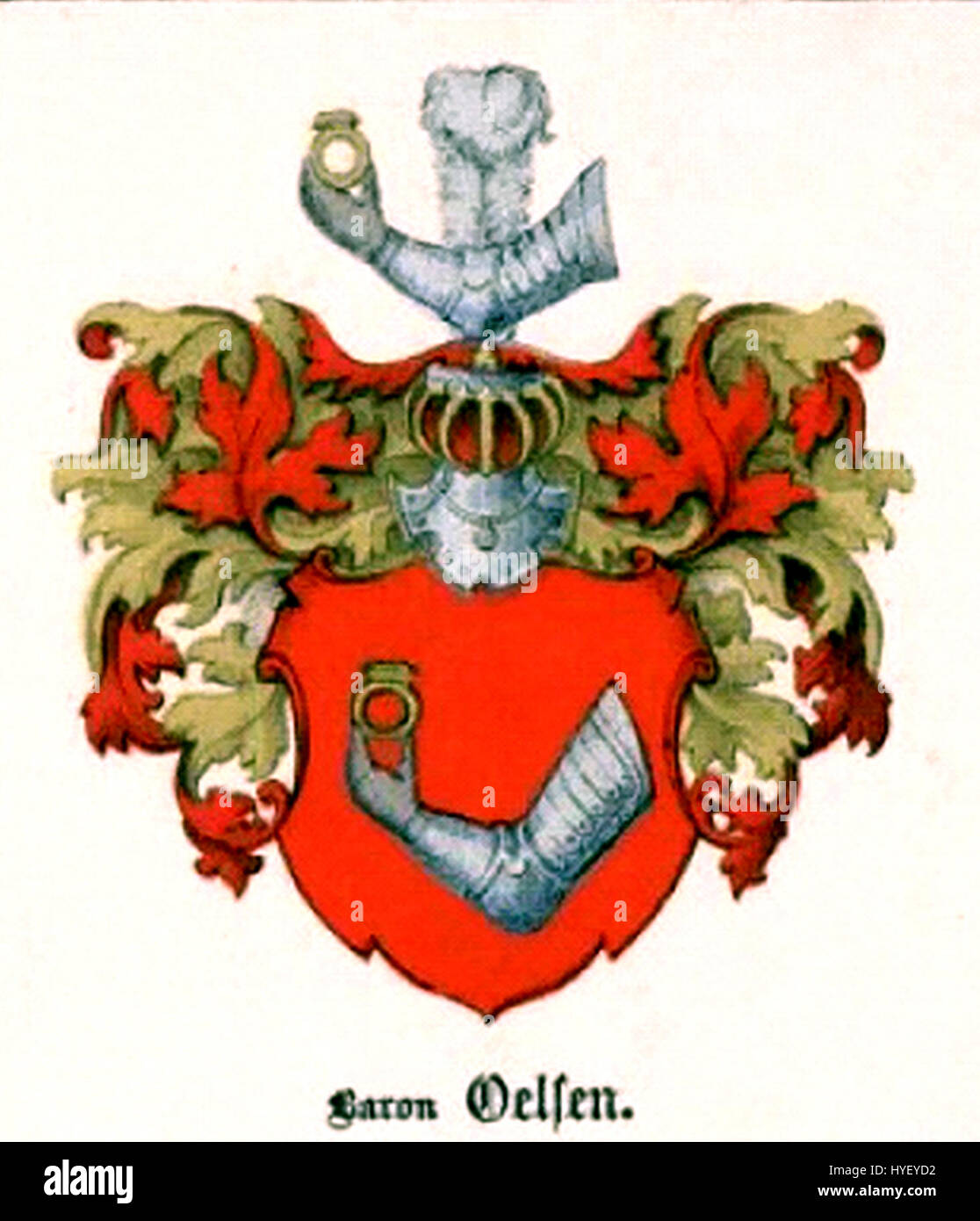 Oelsen Baron è probabilmente una figura storica o nobile, con il titolo che suggerisce una connessione con l'aristocrazia europea, ma non sono disponibili ulteriori informazioni dettagliate. Foto Stock