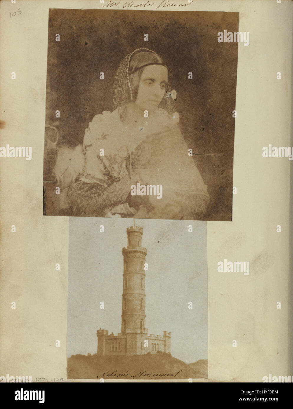 Robert Adamson (scozzese Monumento Nelson, Calton Hill, Edimburgo. Google Art Project Foto Stock